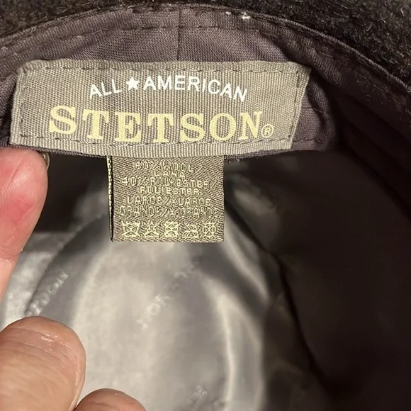 Stetson Dark Brown Fedora Hat - Picture 7 of 7